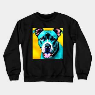 pit bull beautiful loyal and gentle Crewneck Sweatshirt